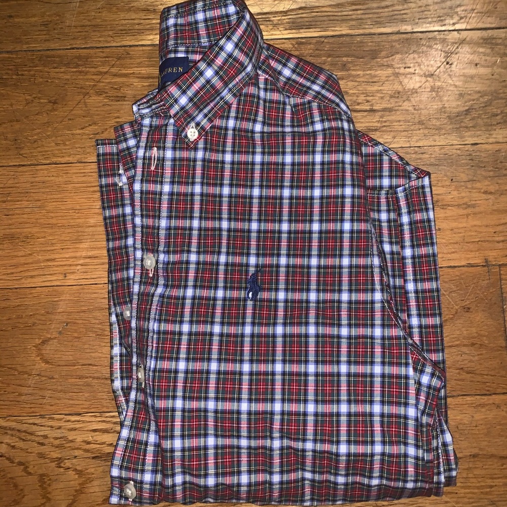 Long sleeve plaid shirt